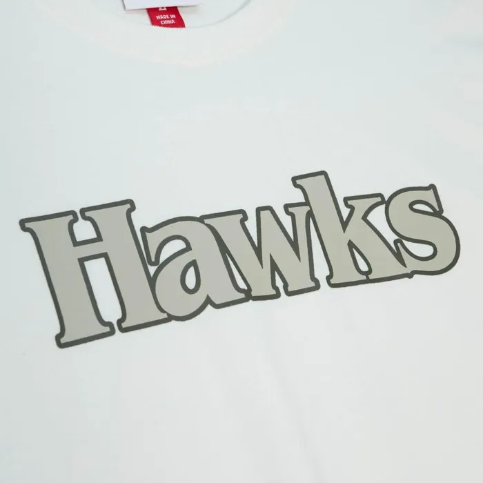 Mitchell and Ness Cream SS Tee Atlanta Hawks Men TShirts and Tops Mitchell and Ness Cream SS Tee Atlanta Hawks Men TShirts and Tops