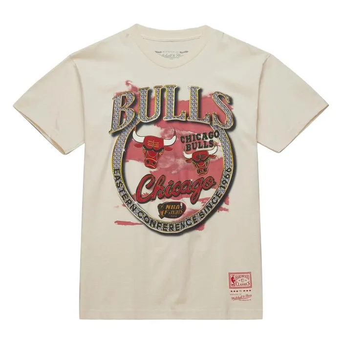 Mitchell and Ness Crown Jewels SS Tee HWC Chicago Bulls Men TShirts and Tops
