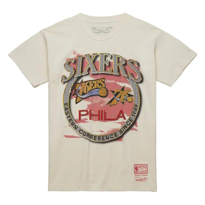 Mitchell and Ness Crown Jewels SS Tee HWC Philadelphia 76ers Men TShirts and Tops Mitchell and Ness Crown Jewels SS Tee HWC Philadelphia 76ers Men TShirts and Tops