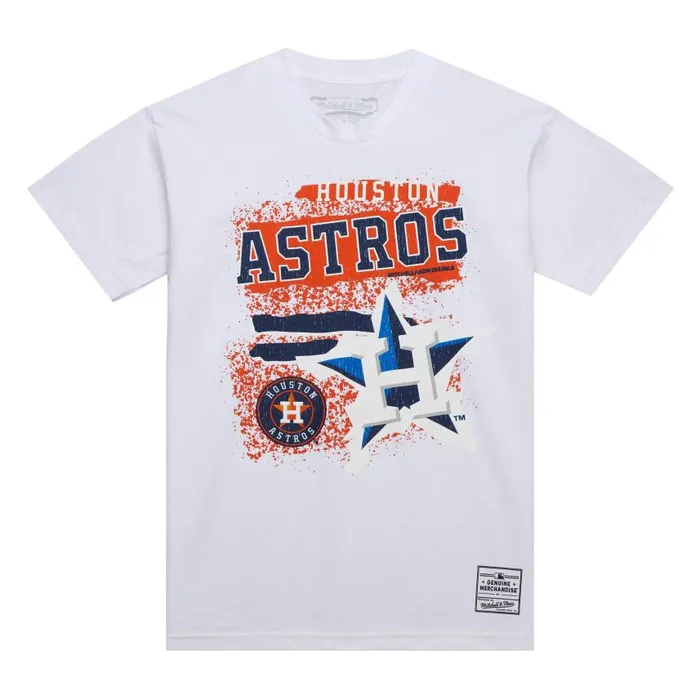 Mitchell and Ness Destination Leisure SS Graphic Tee Houston Astros Men TShirts and Tops Mitchell and Ness Destination Leisure SS Graphic Tee Houston Astros Men TShirts and Tops