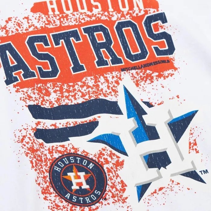 Mitchell and Ness Destination Leisure SS Graphic Tee Houston Astros Men TShirts and Tops Mitchell and Ness Destination Leisure SS Graphic Tee Houston Astros Men TShirts and Tops