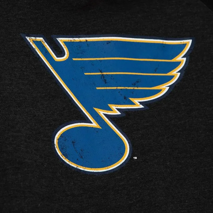 Mitchell and Ness Distressed Logo Hoody St Louis Blues Men Hoodies and Sweatshirts Mitchell and Ness Distressed Logo Hoody St Louis Blues Men Hoodies and Sweatshirts