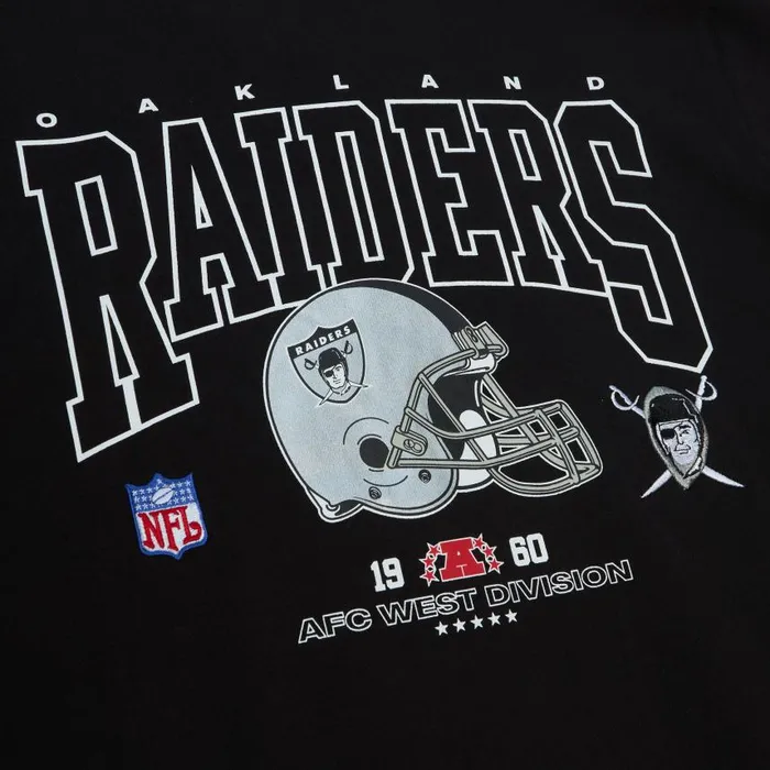 Mitchell and Ness Division LS Tee Oakland Raiders Men TShirts and Tops Mitchell and Ness Division LS Tee Oakland Raiders Men TShirts and Tops