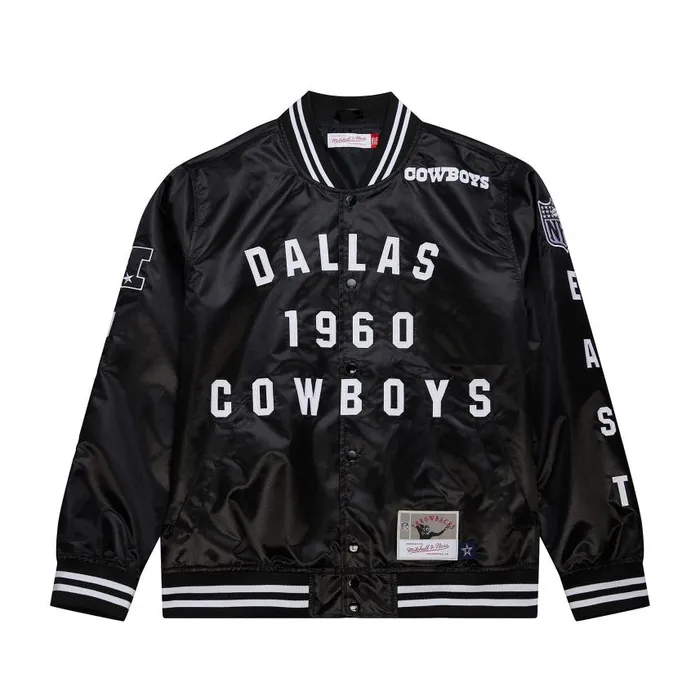 Mitchell and Ness Dune Royal Jacket Dallas Cowboys Men Jackets and Outerwear