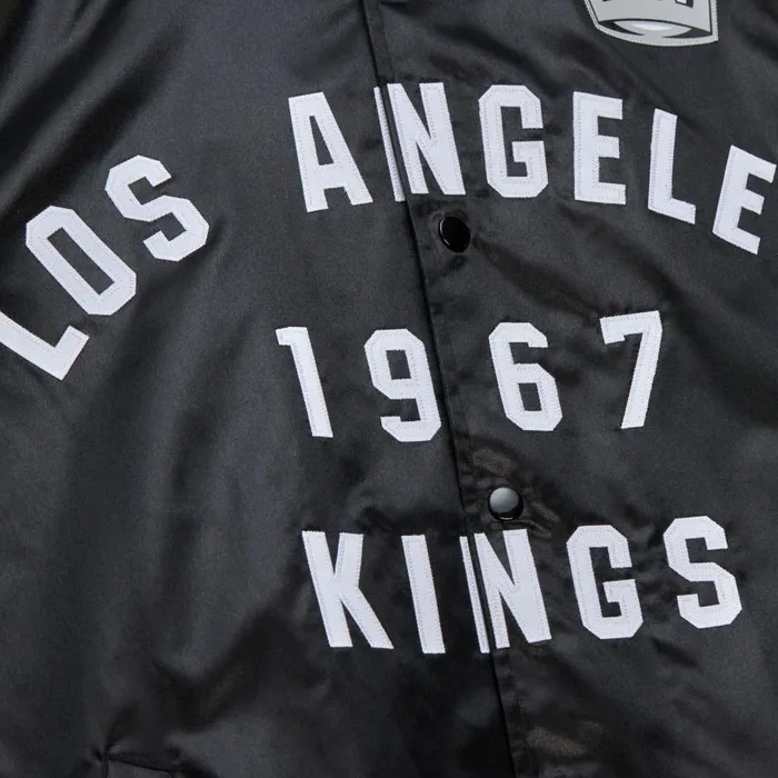 Mitchell and Ness Dune Royal Jacket Los Angeles Kings Men Jackets and Outerwear