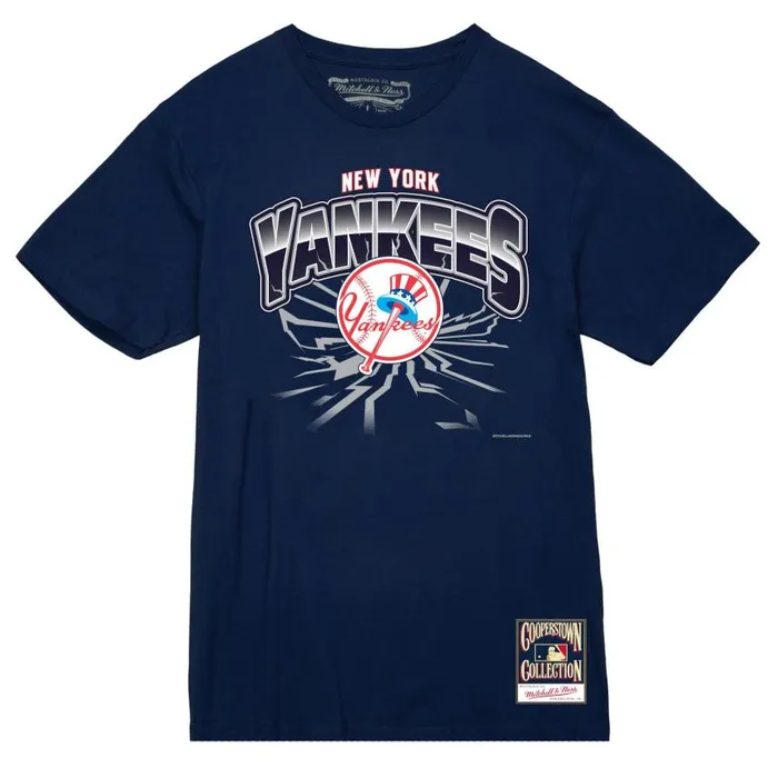 Mitchell and Ness Earthquake Tee New York Yankees Men TShirts and Tops