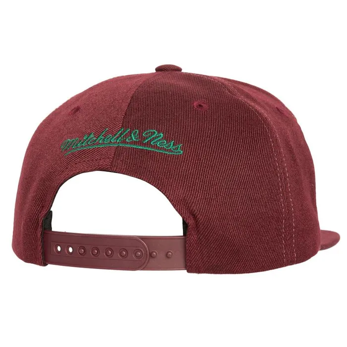 Mitchell and Ness Full Frontal Snapback Vntg Anaheim Ducks Men Hats and Headwear Mitchell and Ness Full Frontal Snapback Vntg Anaheim Ducks Men Hats and Headwear