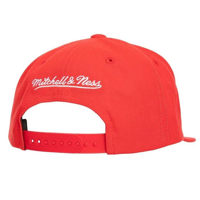 Mitchell and Ness Full Frontal Snapback Vntg Detroit Red Wings Men Hats and Headwear Mitchell and Ness Full Frontal Snapback Vntg Detroit Red Wings Men Hats and Headwear