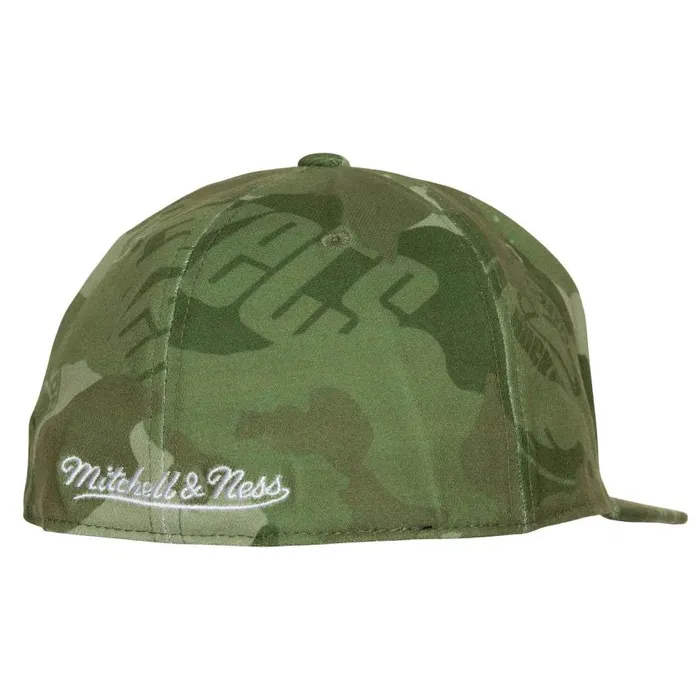 Mitchell and Ness Ghost Camo Stretch Fitted HWC Houston Rockets Men Hats and Headwear Mitchell and Ness Ghost Camo Stretch Fitted HWC Houston Rockets Men Hats and Headwear