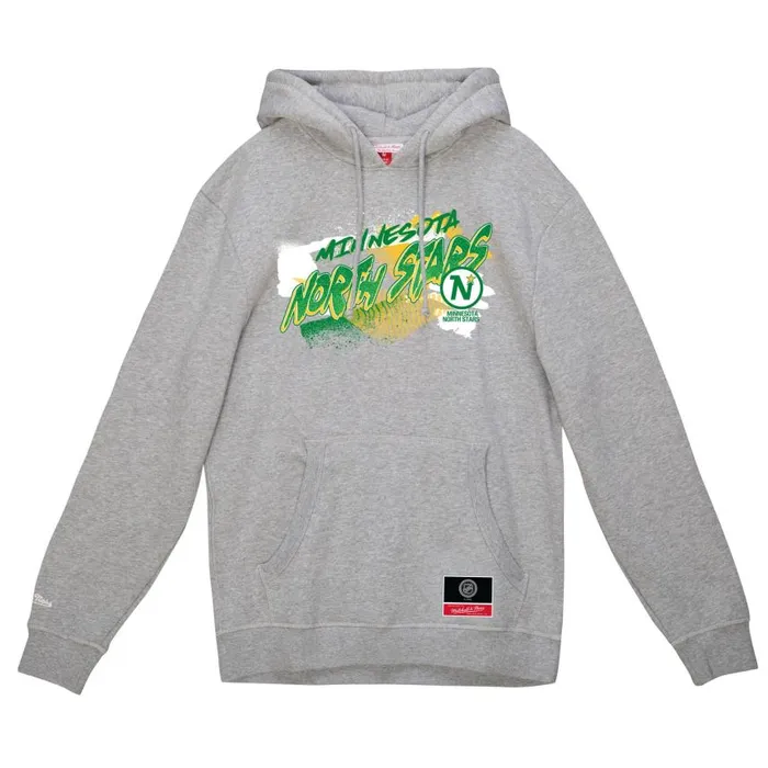Mitchell and Ness Graff Hoodie Minnesota North Stars Men Hoodies and Sweatshirts Mitchell and Ness Graff Hoodie Minnesota North Stars Men Hoodies and Sweatshirts