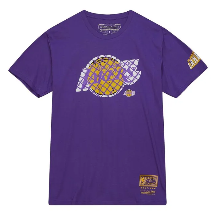 Mitchell and Ness Grid Tee Los Angeles Lakers Men TShirts and Tops