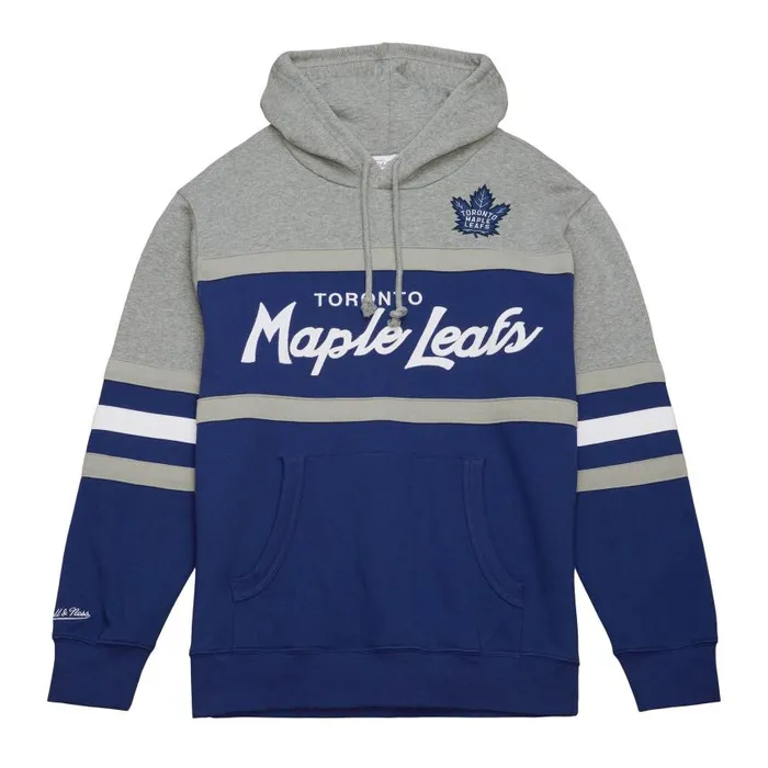 Mitchell and Ness Head Coach Hoodie Toronto Maple Leafs Men Hoodies and Sweatshirts Mitchell and Ness Head Coach Hoodie Toronto Maple Leafs Men Hoodies and Sweatshirts