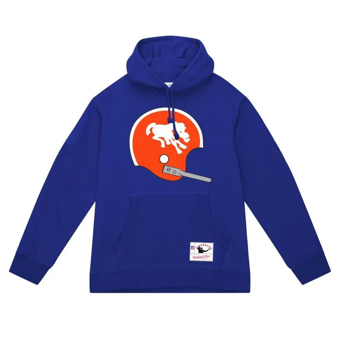 Mitchell and Ness Helmet 2 Hoodie Denver Broncos Men Hoodies and Sweatshirts