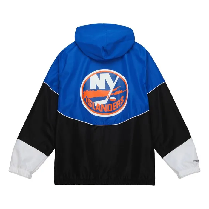 Mitchell and Ness Home Team Lightweight Windbreaker New York Islanders Men Jackets and Outerwear