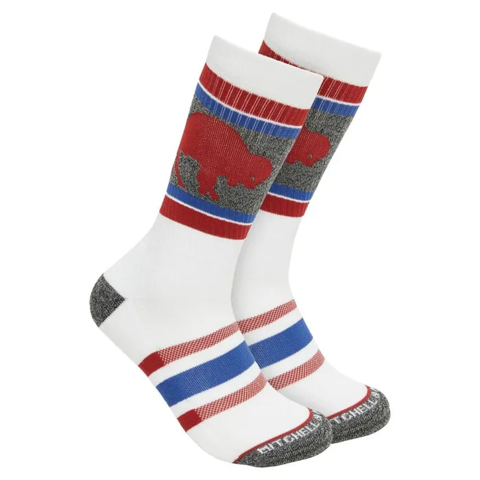 Mitchell and Ness Interception Crew Socks Buffalo Bills Men Socks
