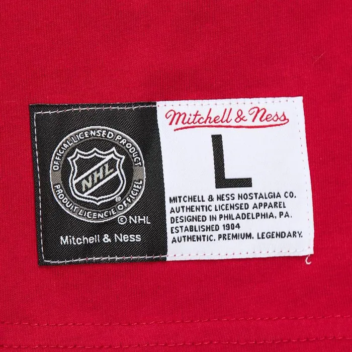 Mitchell and Ness Jacquard Ringer SS Tee Current Logo Chicago Blackhawks Men TShirts and Tops Mitchell and Ness Jacquard Ringer SS Tee Current Logo Chicago Blackhawks Men TShirts and Tops