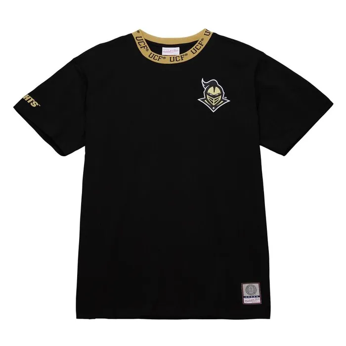 Mitchell and Ness Jaquard Ringer SS Tee Current Logo University Of Central Florida Men TShirts and Tops Mitchell and Ness Jaquard Ringer SS Tee Current Logo University Of Central Florida Men TShirts and Tops