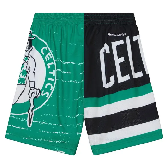 Mitchell and Ness Jumbotron 30 Shorts Boston Celtics Men Shorts Mitchell and Ness Jumbotron 30 Shorts Boston Celtics Men Shorts
