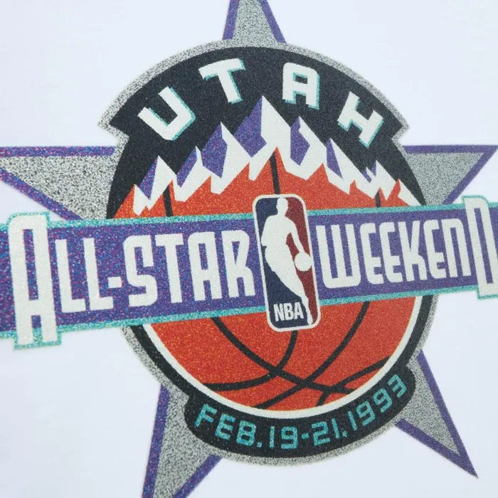 Mitchell and Ness Just Don Sugar Overlay LS Tee NBA All Star 199394 Men TShirts and Tops Mitchell and Ness Just Don Sugar Overlay LS Tee NBA All Star 199394 Men TShirts and Tops