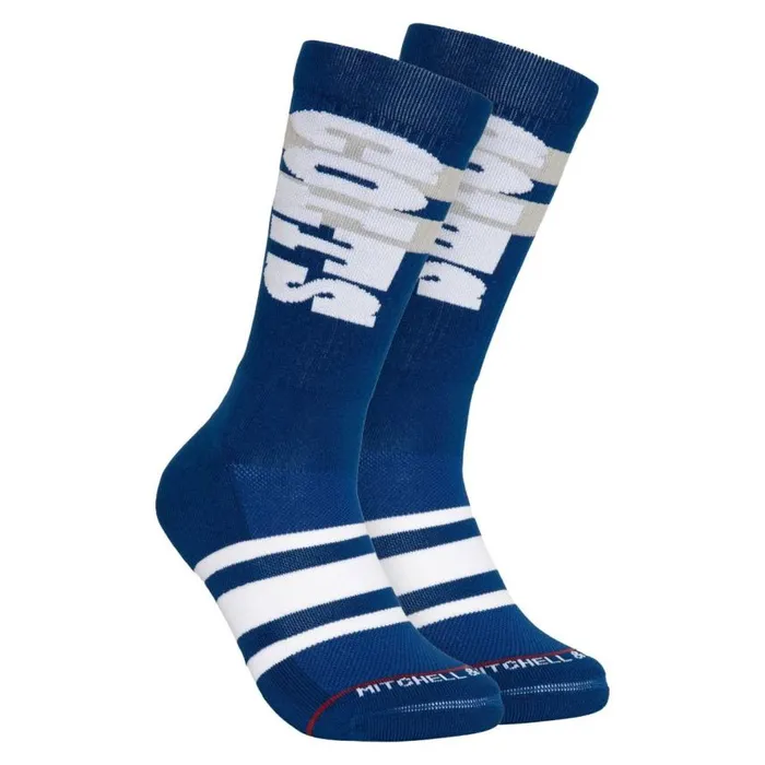 Mitchell and Ness Lateral Crew Socks Indianapolis Colts Men Socks