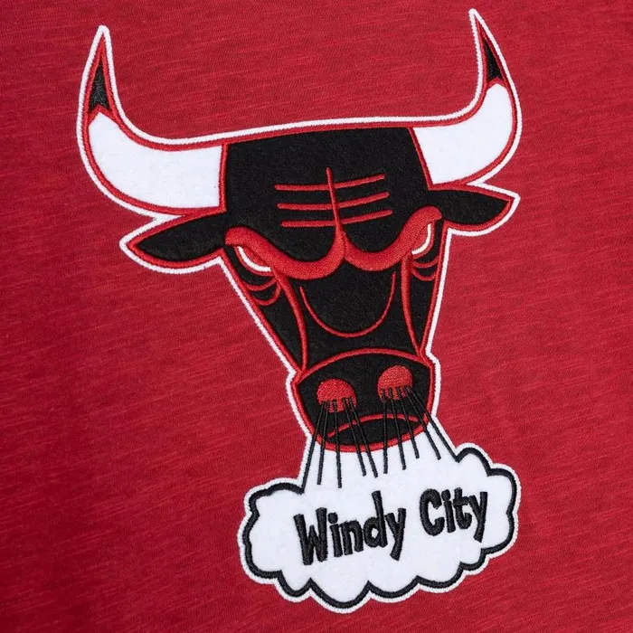 Mitchell and Ness Legendary Slub Longsleeve Chicago Bulls Men TShirts and Tops Mitchell and Ness Legendary Slub Longsleeve Chicago Bulls Men TShirts and Tops