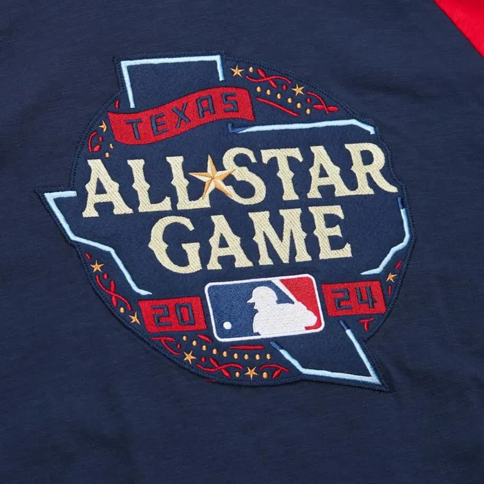 Mitchell and Ness Legendary Slub LS Current Logo AllStar MLB Men TShirts and Tops Mitchell and Ness Legendary Slub LS Current Logo AllStar MLB Men TShirts and Tops