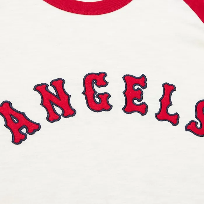 Mitchell and Ness Legendary Slub LS Vintage Logo California Angels Men TShirts and Tops Mitchell and Ness Legendary Slub LS Vintage Logo California Angels Men TShirts and Tops