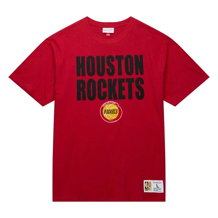 Mitchell and Ness Legendary Slub SS Tee Houston Rockets Men TShirts and Tops