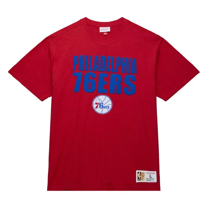 Mitchell and Ness Legendary Slub SS Tee Philadelphia 76ers Men TShirts and Tops Mitchell and Ness Legendary Slub SS Tee Philadelphia 76ers Men TShirts and Tops
