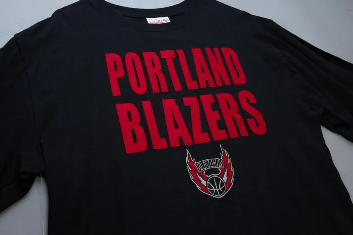 Mitchell and Ness Legendary Slub SS Tee Portland Trail Blazers Men TShirts and Tops Mitchell and Ness Legendary Slub SS Tee Portland Trail Blazers Men TShirts and Tops