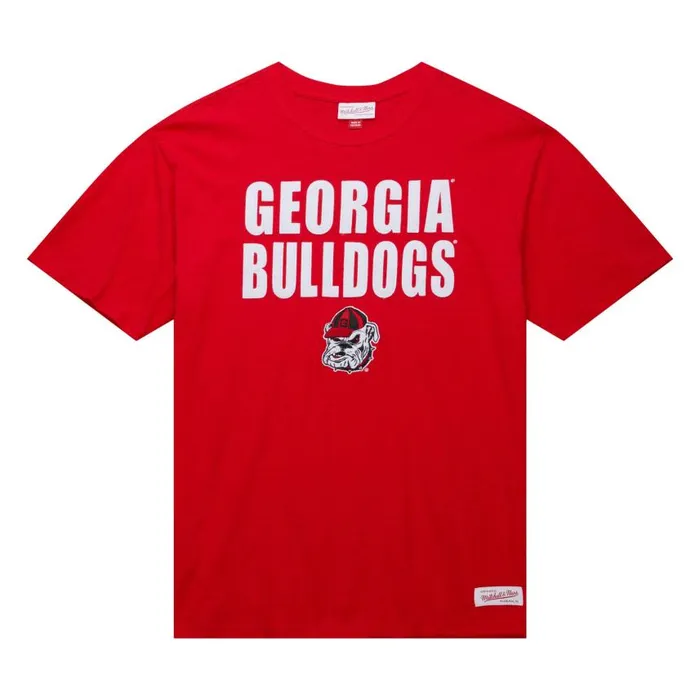 Mitchell and Ness Legendary Slub SS Tee University Of Georgia Men TShirts and Tops Mitchell and Ness Legendary Slub SS Tee University Of Georgia Men TShirts and Tops