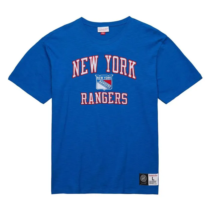 Mitchell and Ness Legendary Slub SS Tee Current Logo New York Rangers Men TShirts and Tops Mitchell and Ness Legendary Slub SS Tee Current Logo New York Rangers Men TShirts and Tops