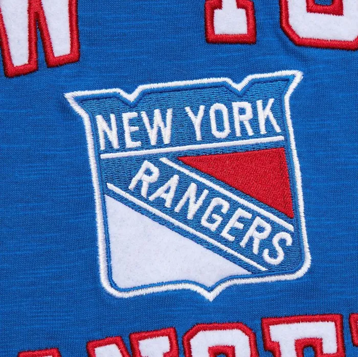 Mitchell and Ness Legendary Slub SS Tee Current Logo New York Rangers Men TShirts and Tops