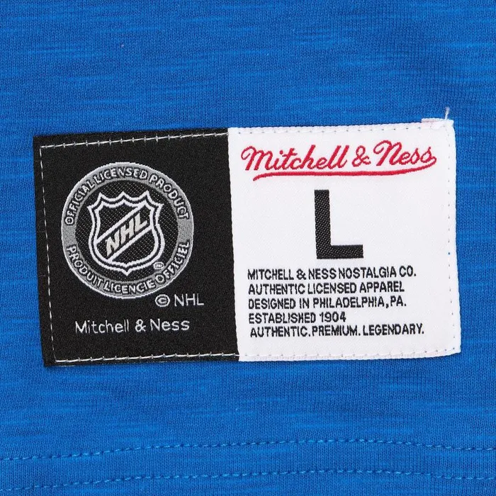 Mitchell and Ness Legendary Slub SS Tee Current Logo New York Rangers Men TShirts and Tops