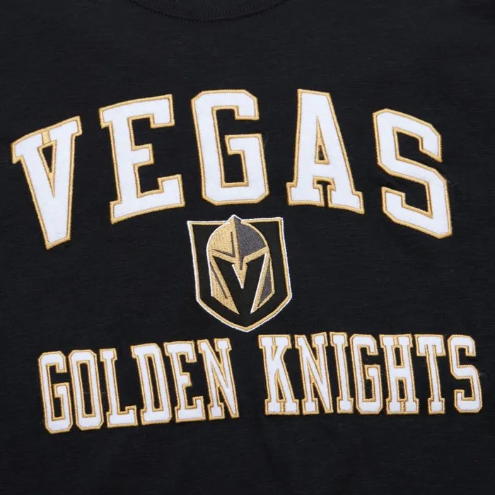 Mitchell and Ness Legendary Slub SS Tee Current Logo Vegas Golden Knights Men TShirts and Tops Mitchell and Ness Legendary Slub SS Tee Current Logo Vegas Golden Knights Men TShirts and Tops