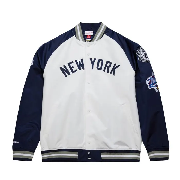 Mitchell and Ness Legends Sublimated Lightweight Satin Jacket New York Yankees Derek Jeter Men Jackets and Outerwear Mitchell and Ness Legends Sublimated Lightweight Satin Jacket New York Yankees Derek Jeter Men Jackets and Outerwear