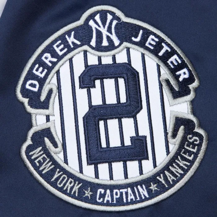 Mitchell and Ness Legends Sublimated Lightweight Satin Jacket New York Yankees Derek Jeter Men Jackets and Outerwear Mitchell and Ness Legends Sublimated Lightweight Satin Jacket New York Yankees Derek Jeter Men Jackets and Outerwear