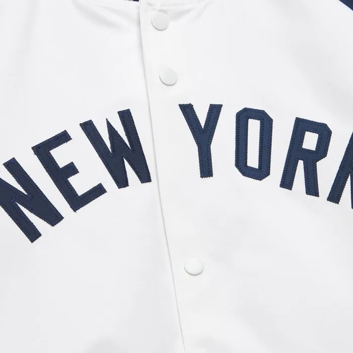 Mitchell and Ness Legends Sublimated Lightweight Satin Jacket New York Yankees Derek Jeter Men Jackets and Outerwear Mitchell and Ness Legends Sublimated Lightweight Satin Jacket New York Yankees Derek Jeter Men Jackets and Outerwear