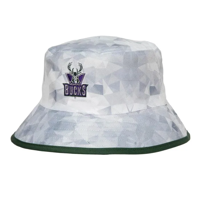 Mitchell and Ness Lifestyle Reversible Bucket HWC Milwaukee Bucks Men Hats and Headwear Mitchell and Ness Lifestyle Reversible Bucket HWC Milwaukee Bucks Men Hats and Headwear