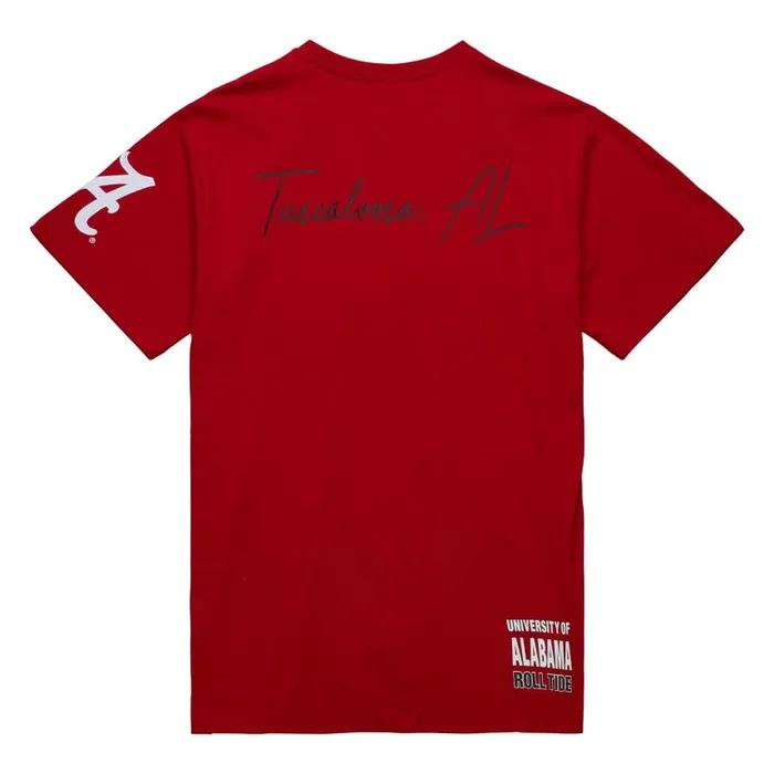 Mitchell and Ness MandN Hometown SS Tee Vintage Logo University Of Alabama Men TShirts and Tops Mitchell and Ness MandN Hometown SS Tee Vintage Logo University Of Alabama Men TShirts and Tops