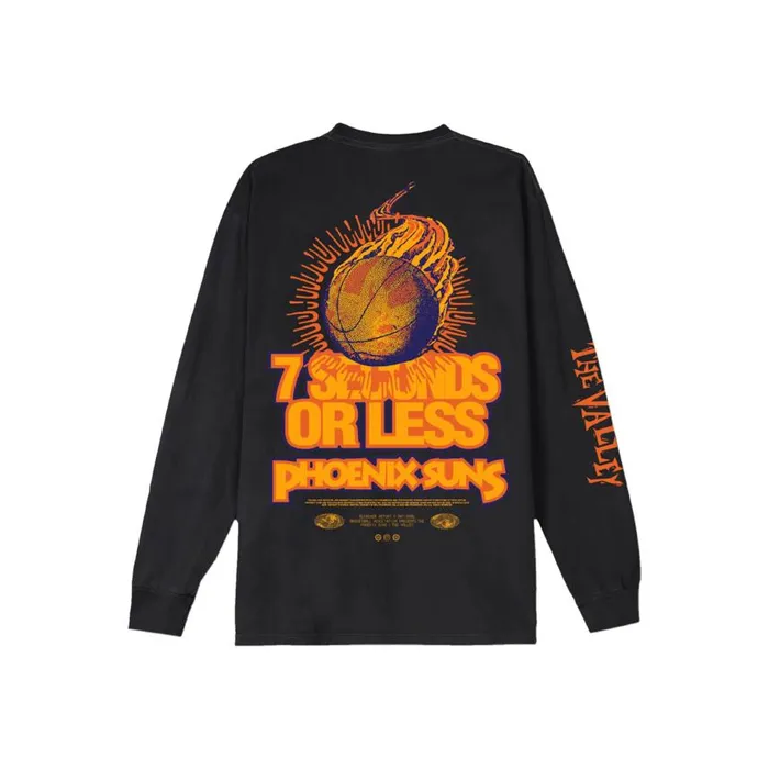 Mitchell and Ness MandN X BR World Tour Long Sleeve Phoenix Suns Men TShirts and Tops Mitchell and Ness MandN X BR World Tour Long Sleeve Phoenix Suns Men TShirts and Tops
