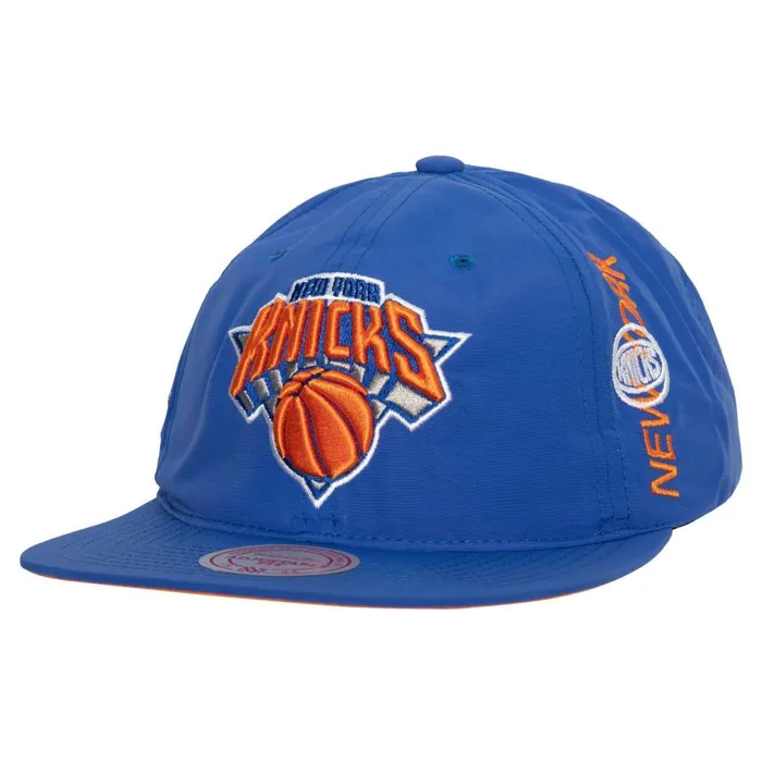 Mitchell and Ness Nylon Szn Deadstock Snapback New York Knicks Men Hats and Headwear Mitchell and Ness Nylon Szn Deadstock Snapback New York Knicks Men Hats and Headwear
