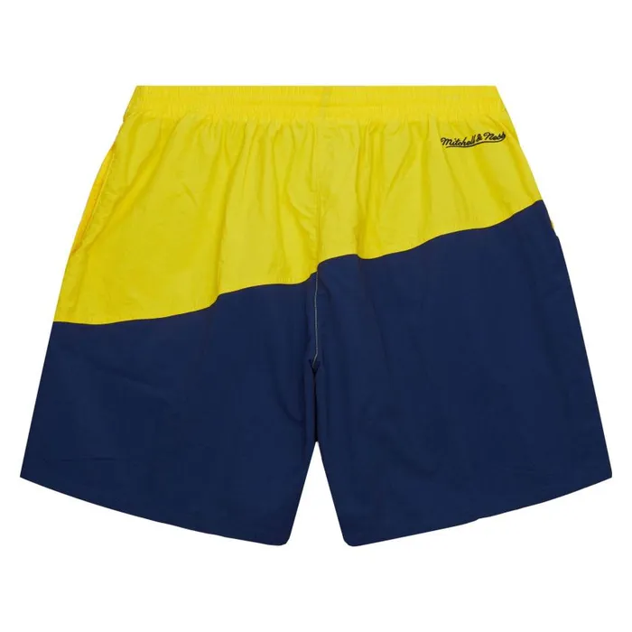 Mitchell and Ness Nylon Utility Shorts University Of Michigan Men Shorts Mitchell and Ness Nylon Utility Shorts University Of Michigan Men Shorts
