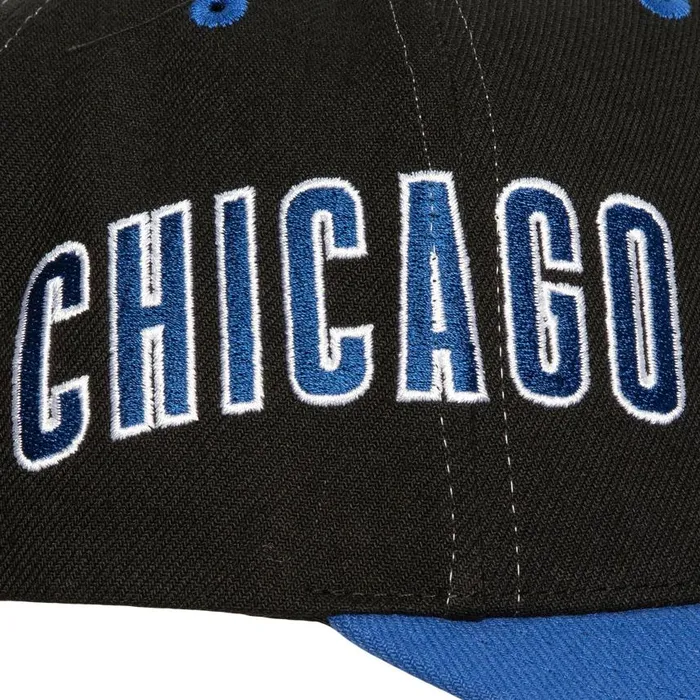 Mitchell and Ness Overbite Pro Snapback Chicago Cubs Men Hats and Headwear Mitchell and Ness Overbite Pro Snapback Chicago Cubs Men Hats and Headwear
