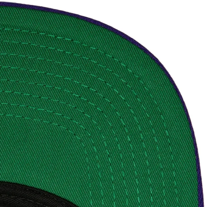 Mitchell and Ness Overhead Snapback Los Angeles Lakers Men Hats and Headwear Mitchell and Ness Overhead Snapback Los Angeles Lakers Men Hats and Headwear