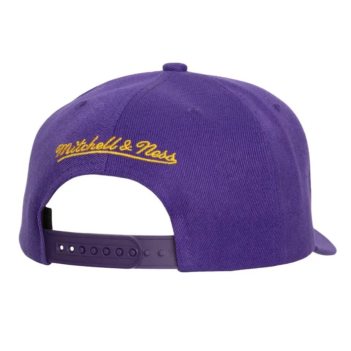 Mitchell and Ness Panorec Pro Snapback Los Angeles Lakers Men Hats and Headwear Mitchell and Ness Panorec Pro Snapback Los Angeles Lakers Men Hats and Headwear