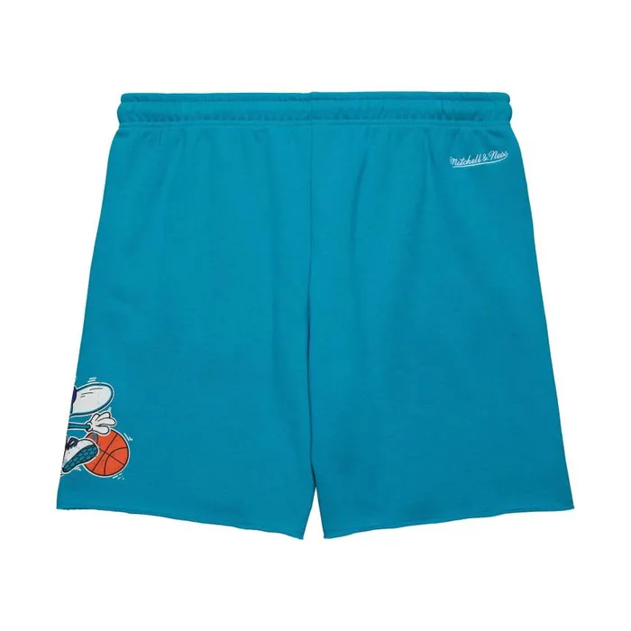 Mitchell and Ness Postgame Fleece Shorts Vintage Logo Charlotte Hornets Men Shorts Mitchell and Ness Postgame Fleece Shorts Vintage Logo Charlotte Hornets Men Shorts