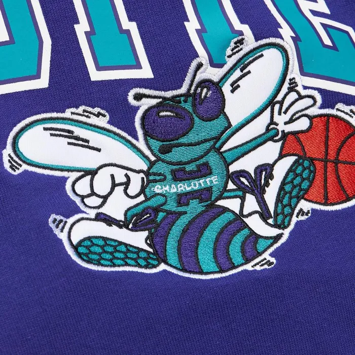 Mitchell and Ness Premium Fleece Hoodie Vintage Logo Charlotte Hornets Men Hoodies and Sweatshirts Mitchell and Ness Premium Fleece Hoodie Vintage Logo Charlotte Hornets Men Hoodies and Sweatshirts