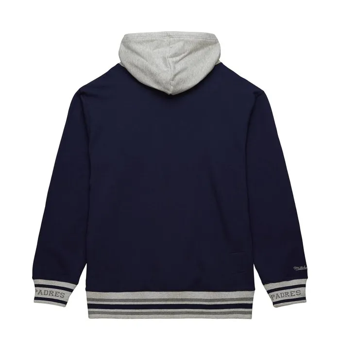Mitchell and Ness Premium Fleece Hoodie Vintage Logo San Diego Padres Men Hoodies and Sweatshirts Mitchell and Ness Premium Fleece Hoodie Vintage Logo San Diego Padres Men Hoodies and Sweatshirts