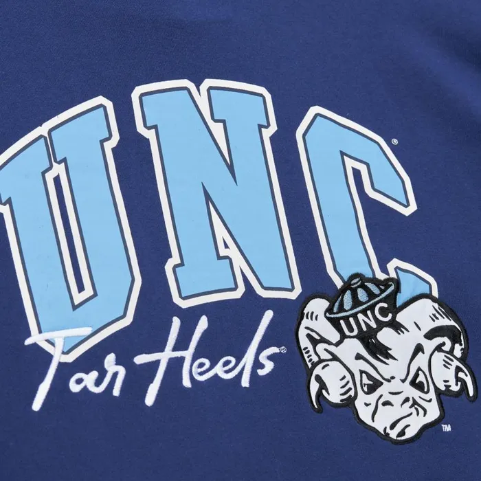 Mitchell and Ness Premium Fleece Hoodie Vintage Logo University Of North Carolina Men Hoodies and Sweatshirts Mitchell and Ness Premium Fleece Hoodie Vintage Logo University Of North Carolina Men Hoodies and Sweatshirts